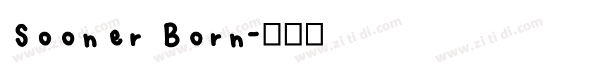 Sooner Born字体转换